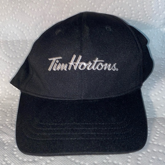 Tim Hortons Accessories - Tim Hortons Employee Uniform Hat Cap Black Embroidered Canada